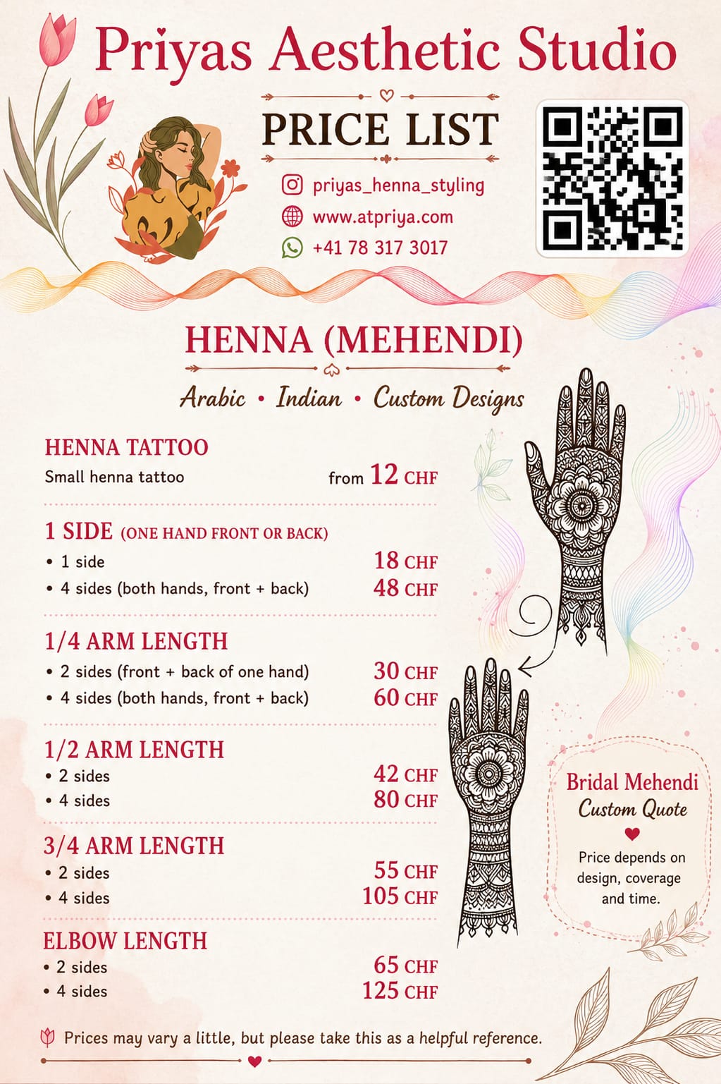 Bridal Henna Flyer